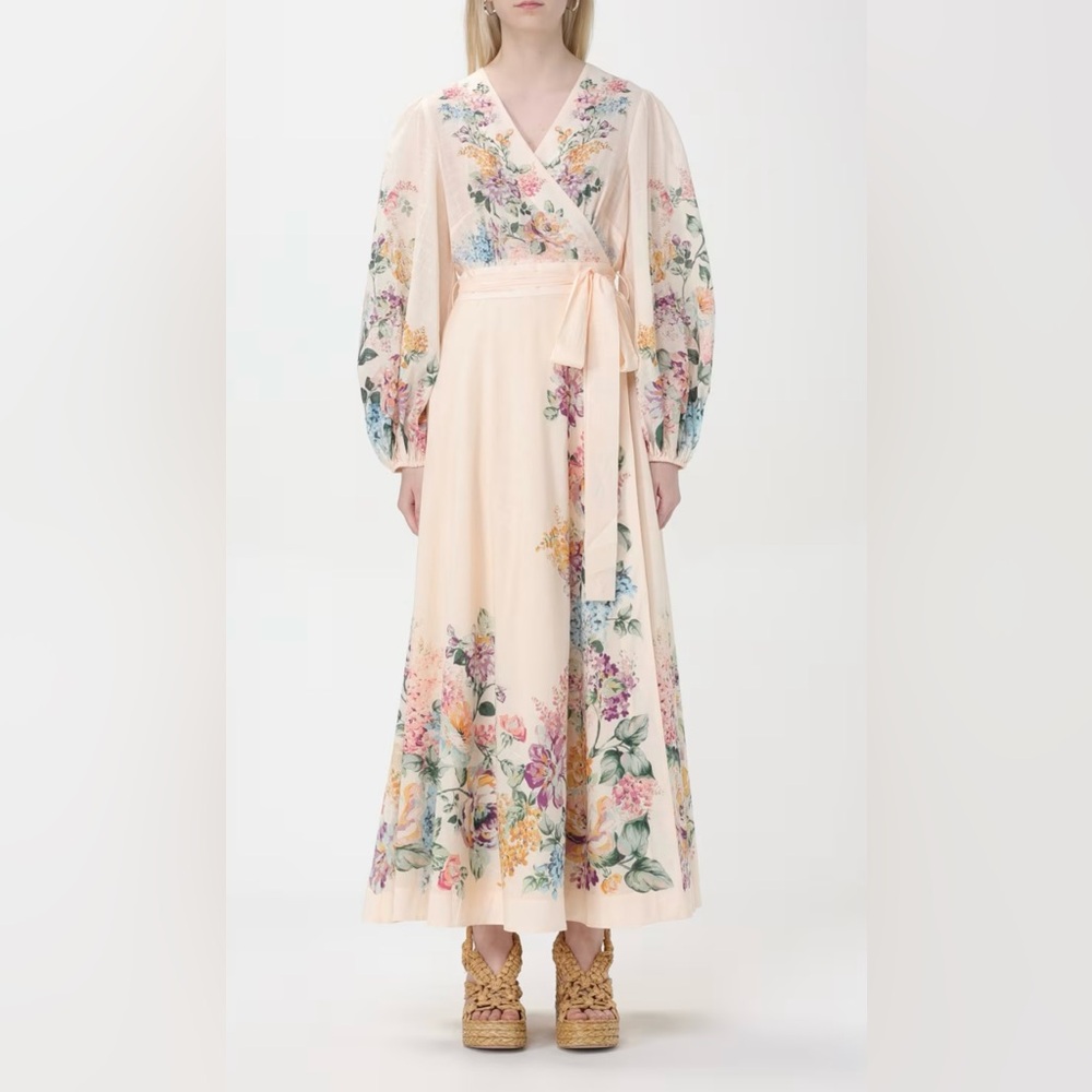 Zimmermann Halliday wrap midi dress